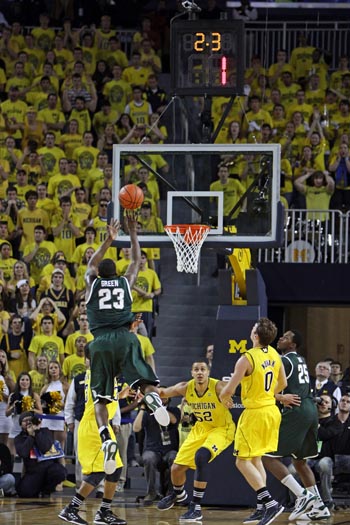 university of michigan michigan state basketball loss